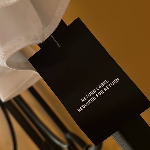 REFINED J Faux Wrap White Midi Dress - Picture 9 of 13